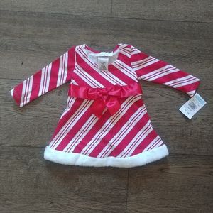 NWT Bonnie Baby Candy Stripe Dress
